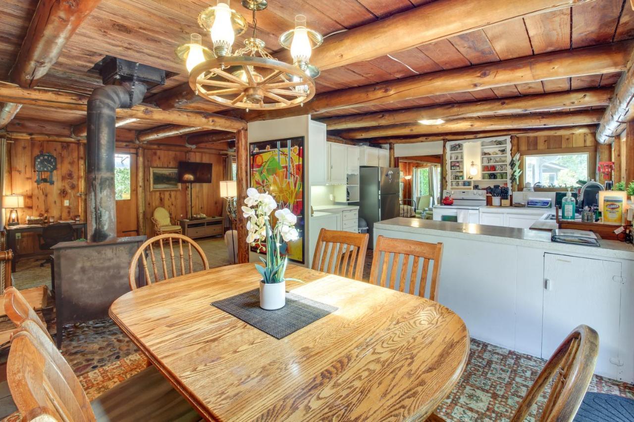 Rustic Bandon Log Cabin On 5 Acres Of Woodlands! Eksteriør billede