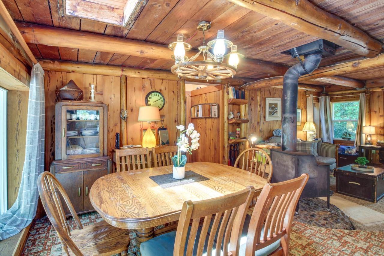 Rustic Bandon Log Cabin On 5 Acres Of Woodlands! Eksteriør billede